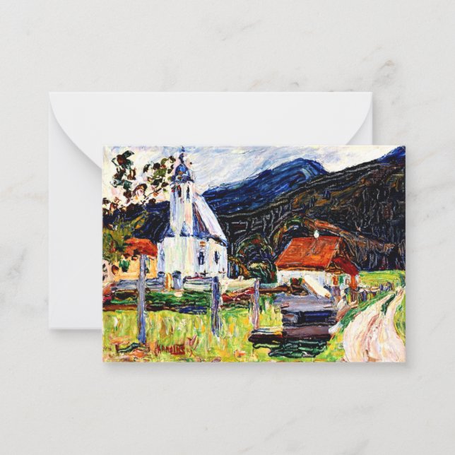 Kandinsky - Kochel - Village Church Card (Front)