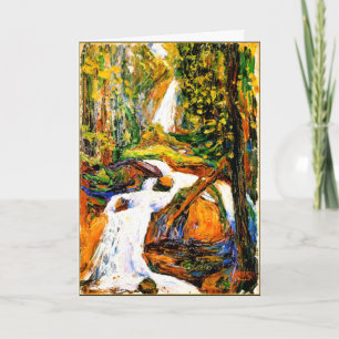 Kandinsky - Kochel - Waterfall I Card