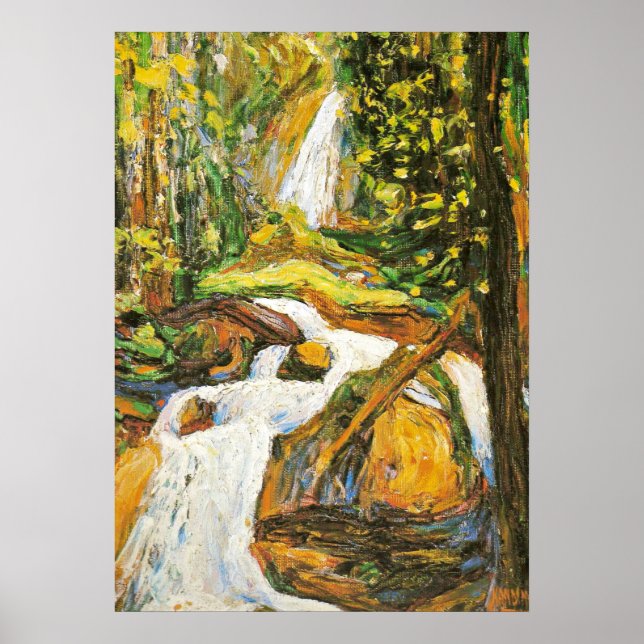 Kandinsky - Kochel Waterfall I Poster (Front)