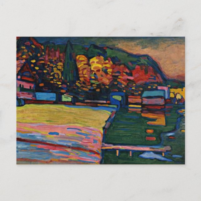 Kandinsky - Lake Starnberg Postcard (Front)