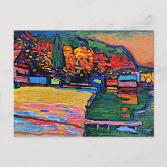 Kandinsky - Lake Starnberg Postcard (Front)