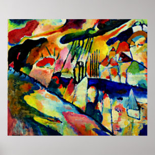 Kandinsky - Landscape with Rain Poster