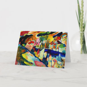Kandinsky - Landscape with Rain Thank You Card