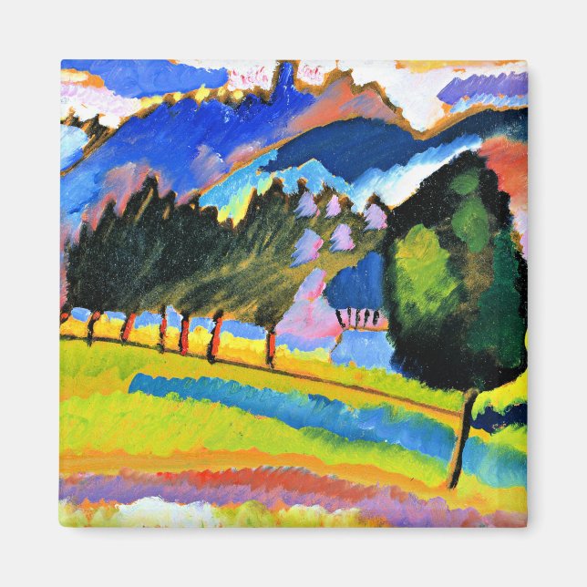 Kandinsky - Landscape with Rolling Hills Magnet (Front)