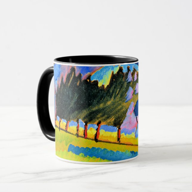 Kandinsky - Landscape with Rolling Hills Mug (Front Left)