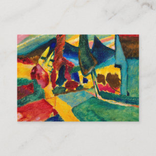 Kandinsky Landscape with Two Poplars Enclosure Card