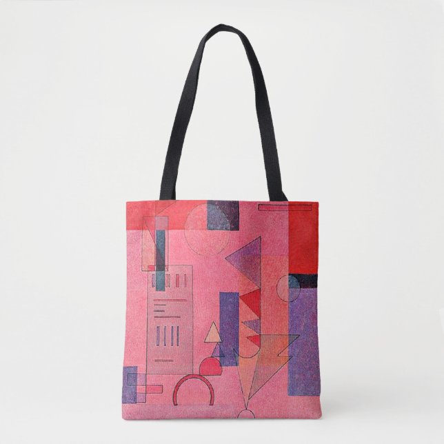 Kandinsky - Layered, colourful painting, Tote Bag (Front)