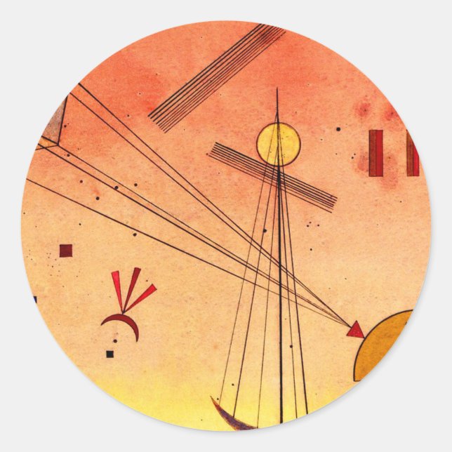 Kandinsky - Light Attachment Classic Round Sticker (Front)