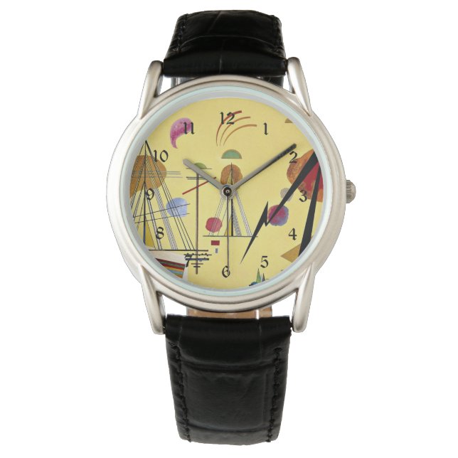 Kandinsky - Line-Spot, abstract art Watch (Front)