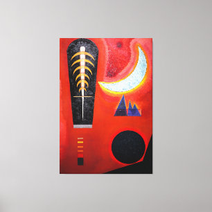 KANDINSKY - LOOSE IN RED (Loses im Rot) - 1925 - Canvas Print