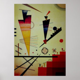 Kandinsky Merry Structure Abstract Painting Poster