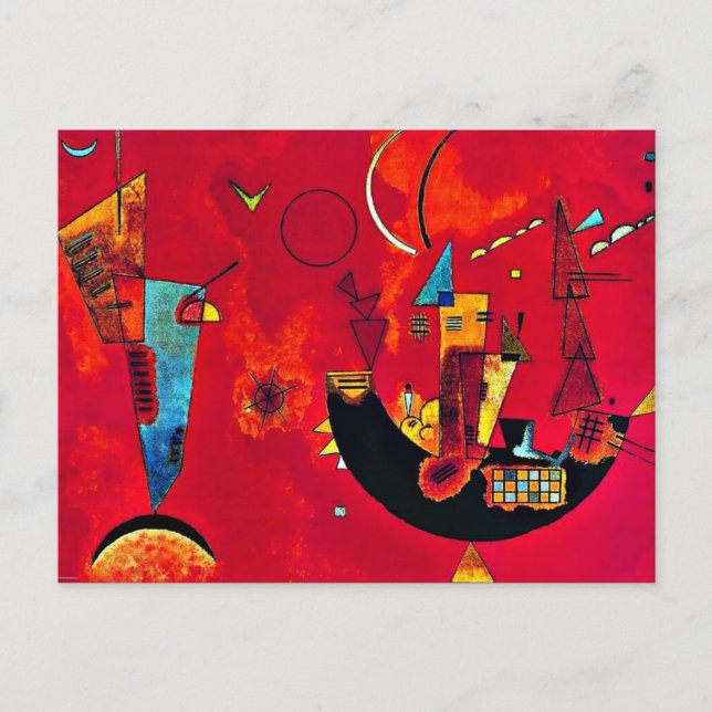 Kandinsky - Mit und Gegen Holiday Postcard (Front)