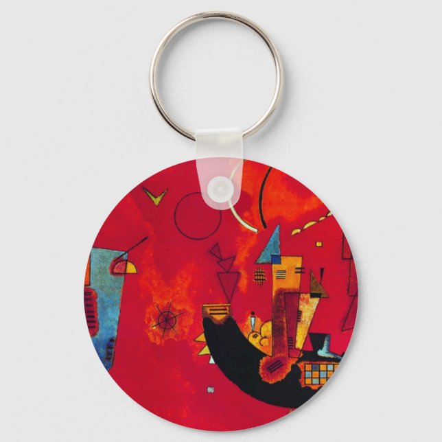 Kandinsky Mit und Gegen Key Ring (Front)