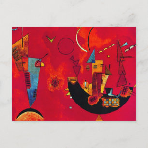 Kandinsky Mit und Gegen Postcard