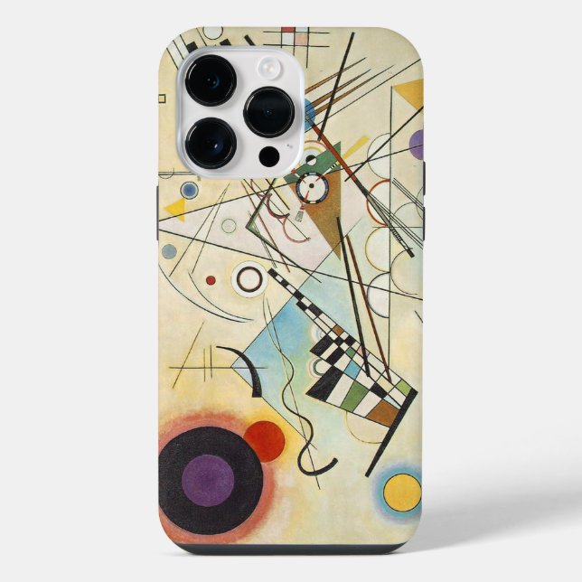 Kandinsky Modern Absract Expressionist Artwork iPhone Case (Back)