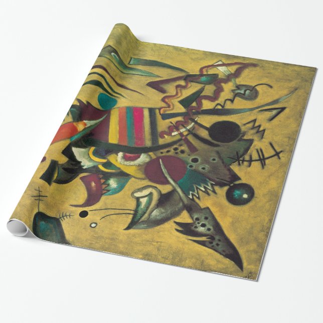 Kandinsky Modern Abstract Artwork Wrapping Paper (Unrolled)