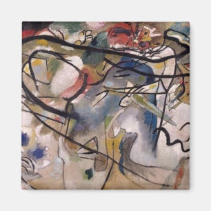 Kandinsky Modern Abstract Colourful Artwork Magnet