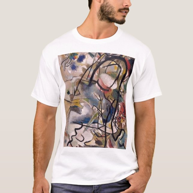 Kandinsky Modern Abstract Colourful Artwork T-Shirt (Front)