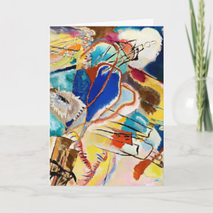 Kandinsky Modern Abstract Painting Artwork Card