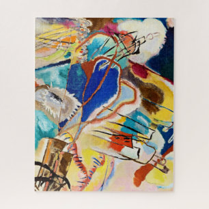 Kandinsky Modern Abstract Painting Artwork Jigsaw Puzzle