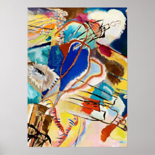 Kandinsky Modern Abstract Painting Artwork Poster