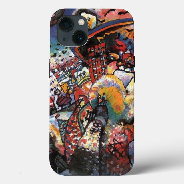 Kandinsky Moscow I Cityscape Abstract Painting Case-Mate iPhone Case (Back)