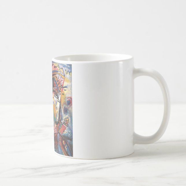 Kandinsky Moscow I Cityscape Abstract Painting Coffee Mug (Right)