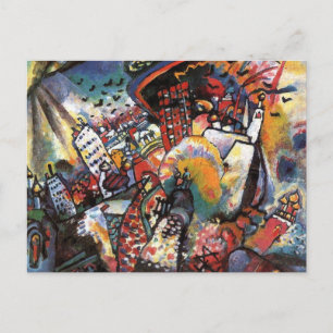 Kandinsky Moscow I Cityscape Abstract Painting Postcard