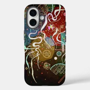Kandinsky Movement I Abstract Painting iPhone 16 Case