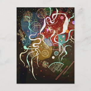 Kandinsky Movement I Abstract Painting Postcard