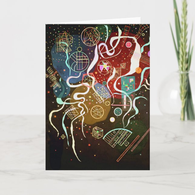 Kandinsky Movement I Greeting Card (Front)
