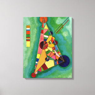 Kandinsky - Multicolored Triangle Canvas Print