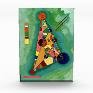 Kandinsky - Multicolored Triangle Photo Block