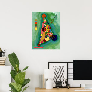 Kandinsky - Multicolored Triangle Poster