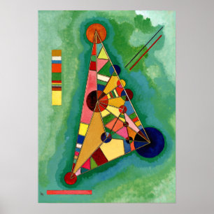 Kandinsky - Multicolored Triangle Poster