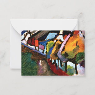 Kandinsky - Murnau, Castle and Church Card