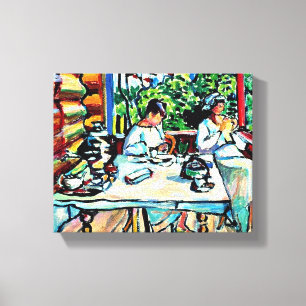 Kandinsky - Nina Kandinsky in Akhtyrka Canvas Print