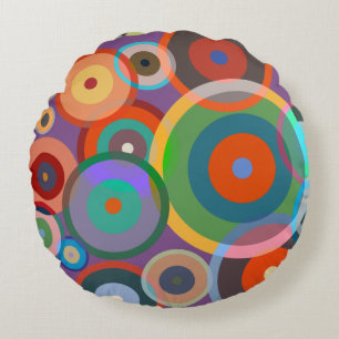 Kandinsky No. 4 Round Cushion