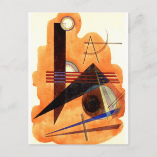 Kandinsky - Obstinate Brown Postcard