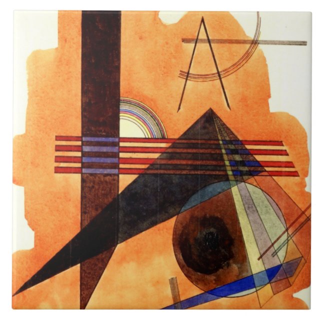 Kandinsky - Obstinate Brown Tile (Front)