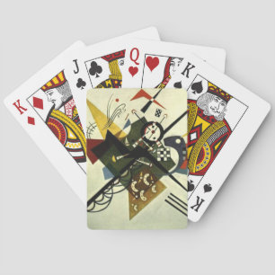 Kandinsky On White II Playing Cards