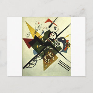 Kandinsky On White II Postcard