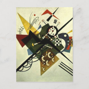 Kandinsky On White II Postcard