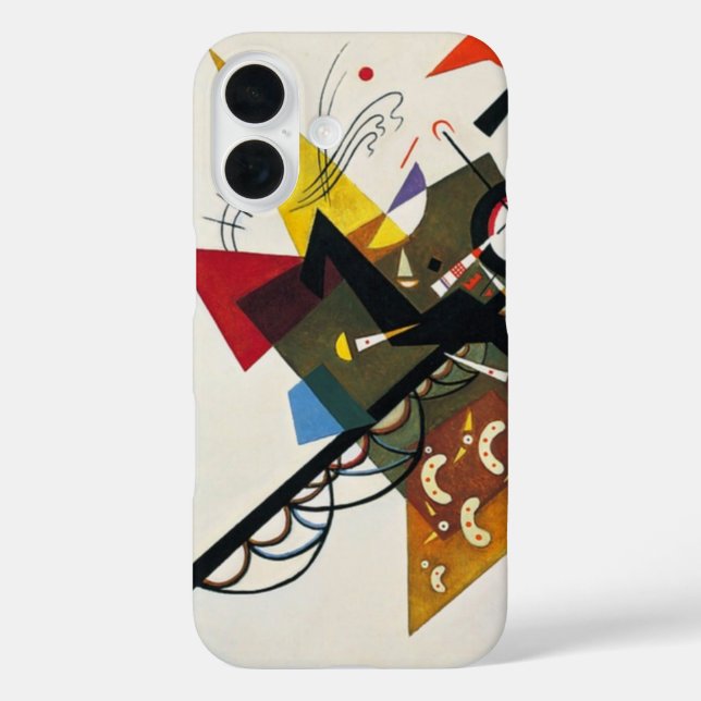 Kandinsky On White Two Abstract Painting Case-Mate iPhone Case (Back)