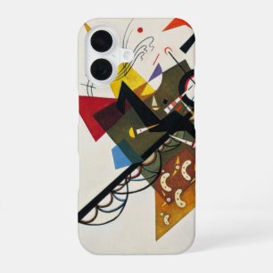 Kandinsky On White Two Abstract Painting iPhone 16 Case