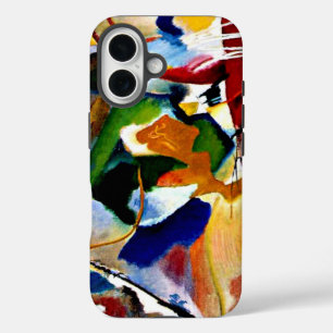Kandinsky - Painting with Green Centre iPhone 16 Case
