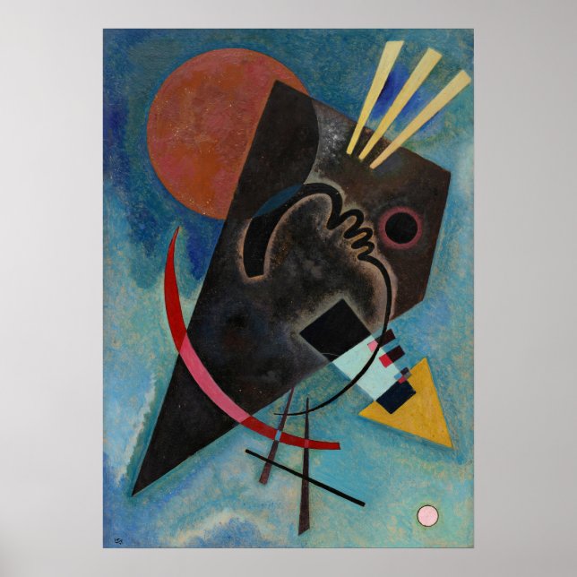 Kandinsky - Pointed and Round Poster (Front)