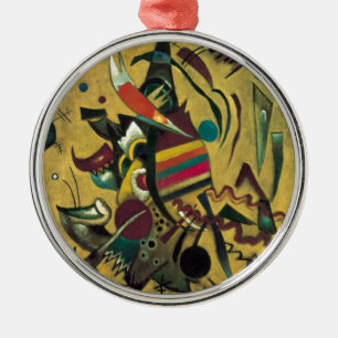 Kandinsky Points Abstract Canvas Painting Metal Tree Decoration