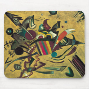 Kandinsky Points Abstract Canvas Painting Mouse Mat