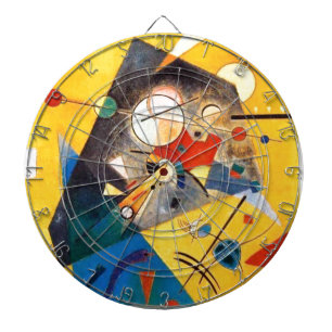 Kandinsky Quiet Harmony Abstract Art Dartboard